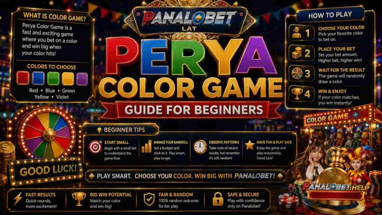 Perya Color Game Guide for Beginners Panalobet