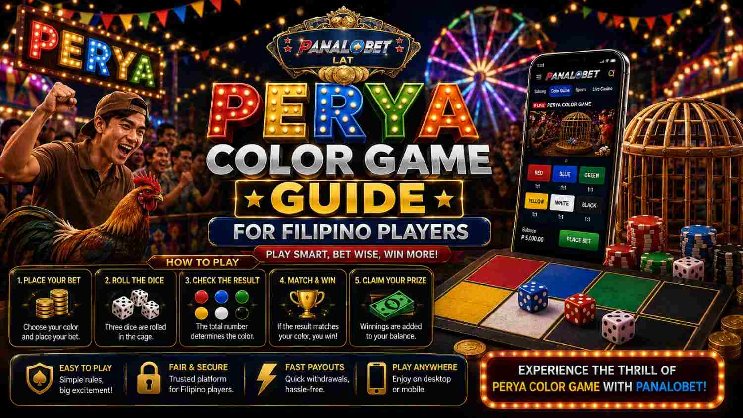 Perya Color Game Guide for Filipino Players Panalobet