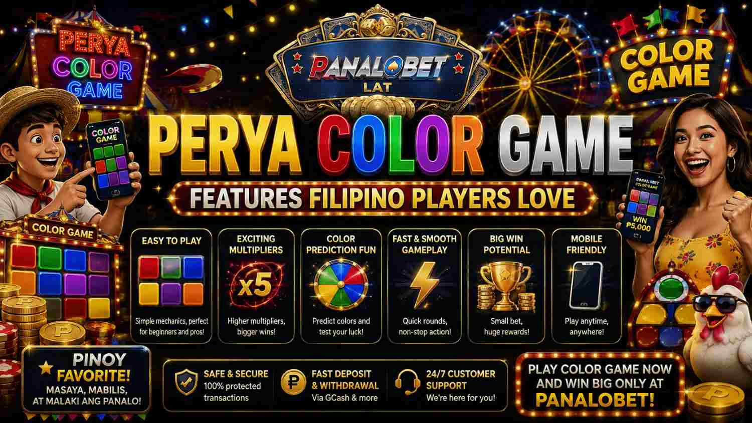 Perya Color Game Features Filipino Players Love Panalobet