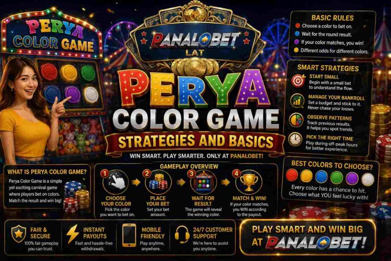 Perya Color Game Strategies and Basics Panalobet
