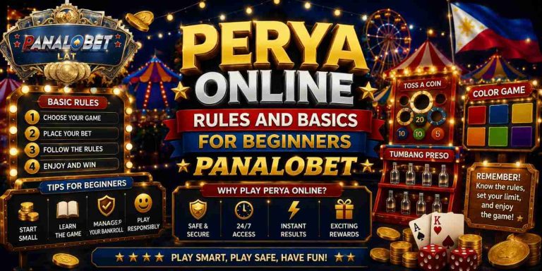 Perya Online Rules and Basics for Beginners Panalobet