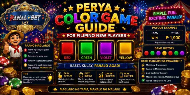 Perya Color Game Guide for Filipino New Players Panalobet