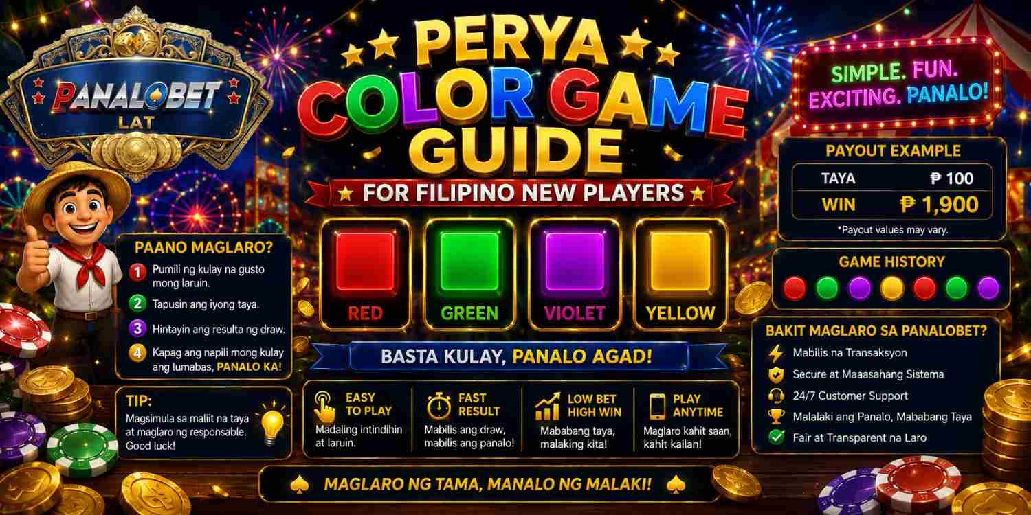 Perya Color Game Guide for Filipino New Players Panalobet